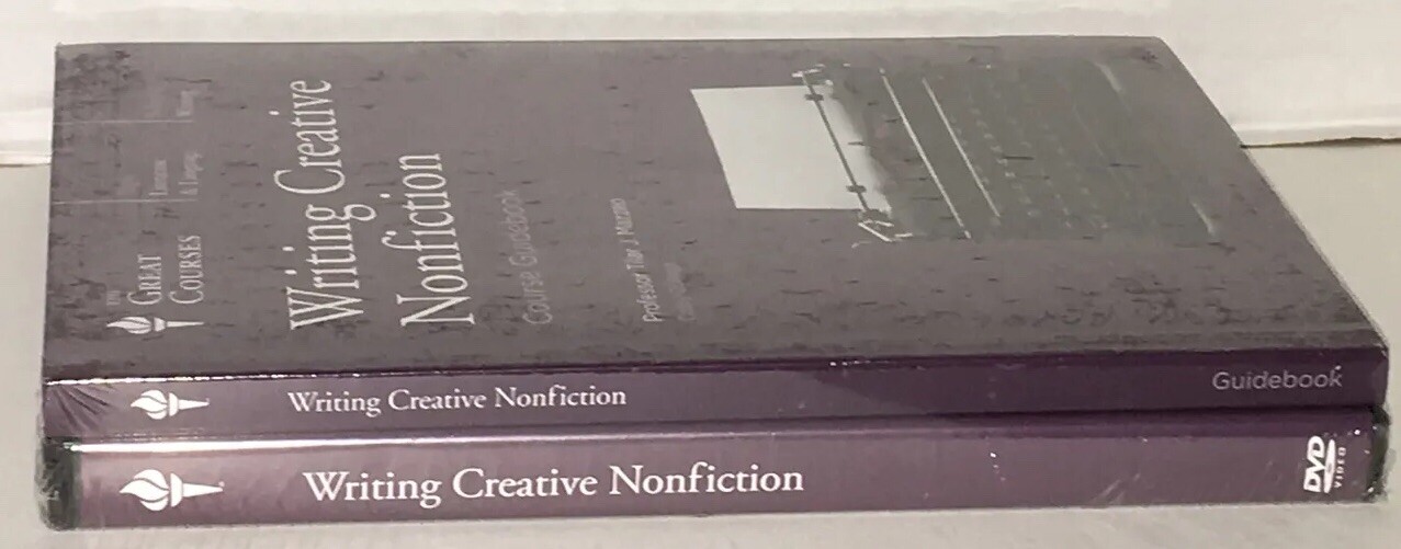 The Great Courses – Writing Creative Nonfiction – Course Guidebook + 4 DVDs NEW