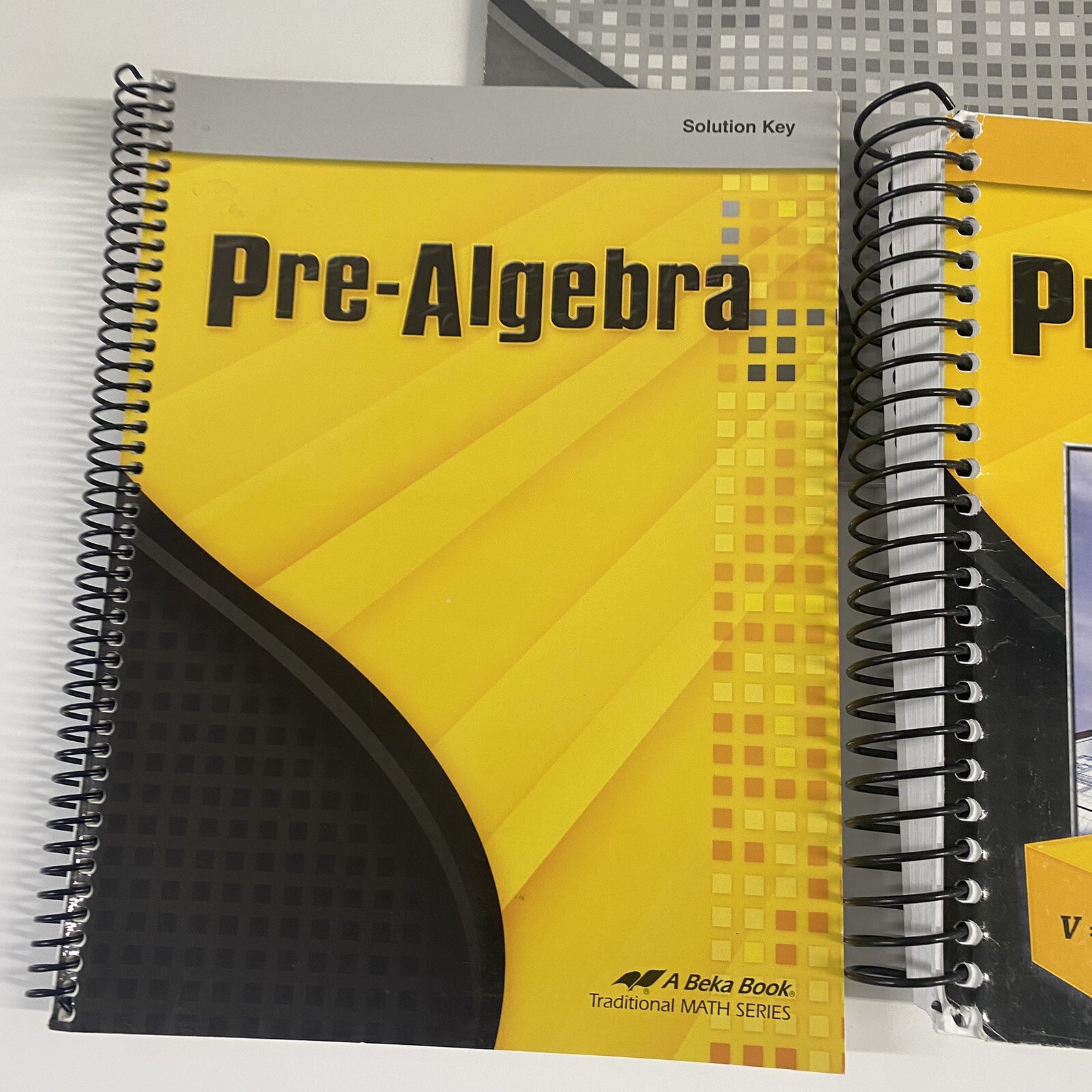 Abeka Pre Algebra Work Text Key, Teacher Key, Student Test Quiz Key 3rd Edition