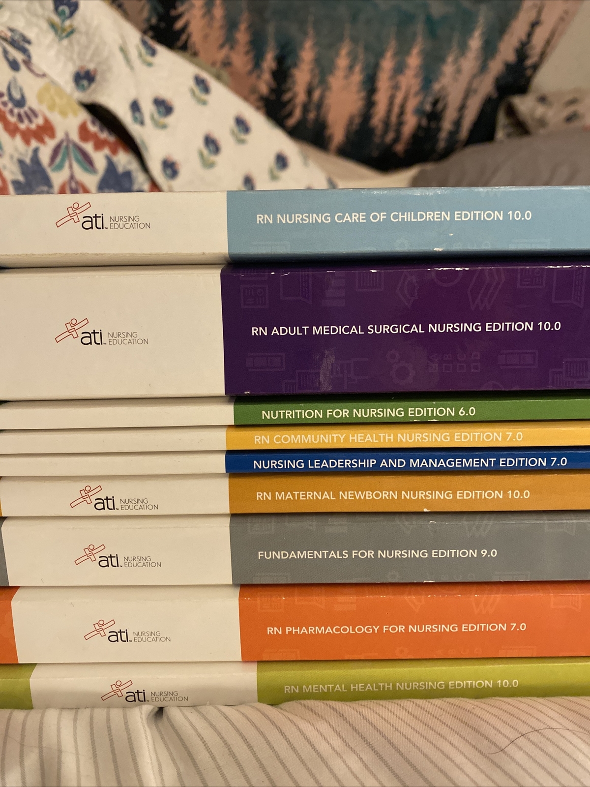 ATI Content Mastery Series Review Module NCLEX-RN Set of 9 Books