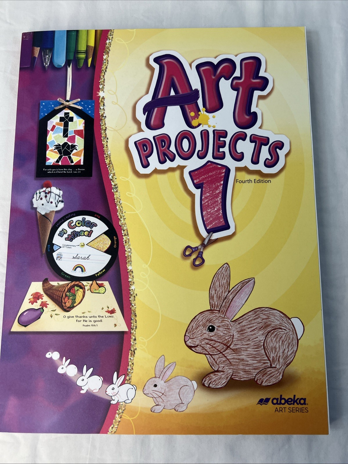 Abeka Art Projects 1 Student Workbook (4th Edition) 1st Grade Complete Unused