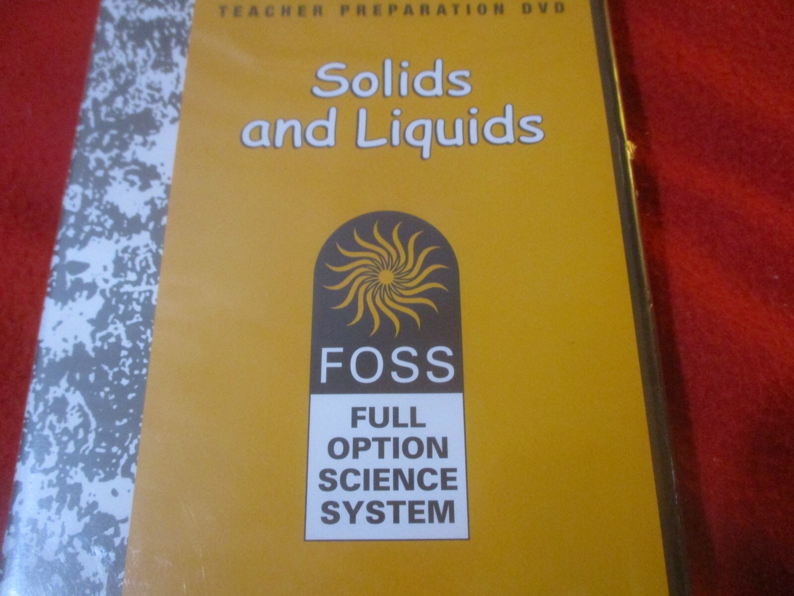 Foss Full Option Science System Solids And Liquids Teacher Prep DVD New Sealed