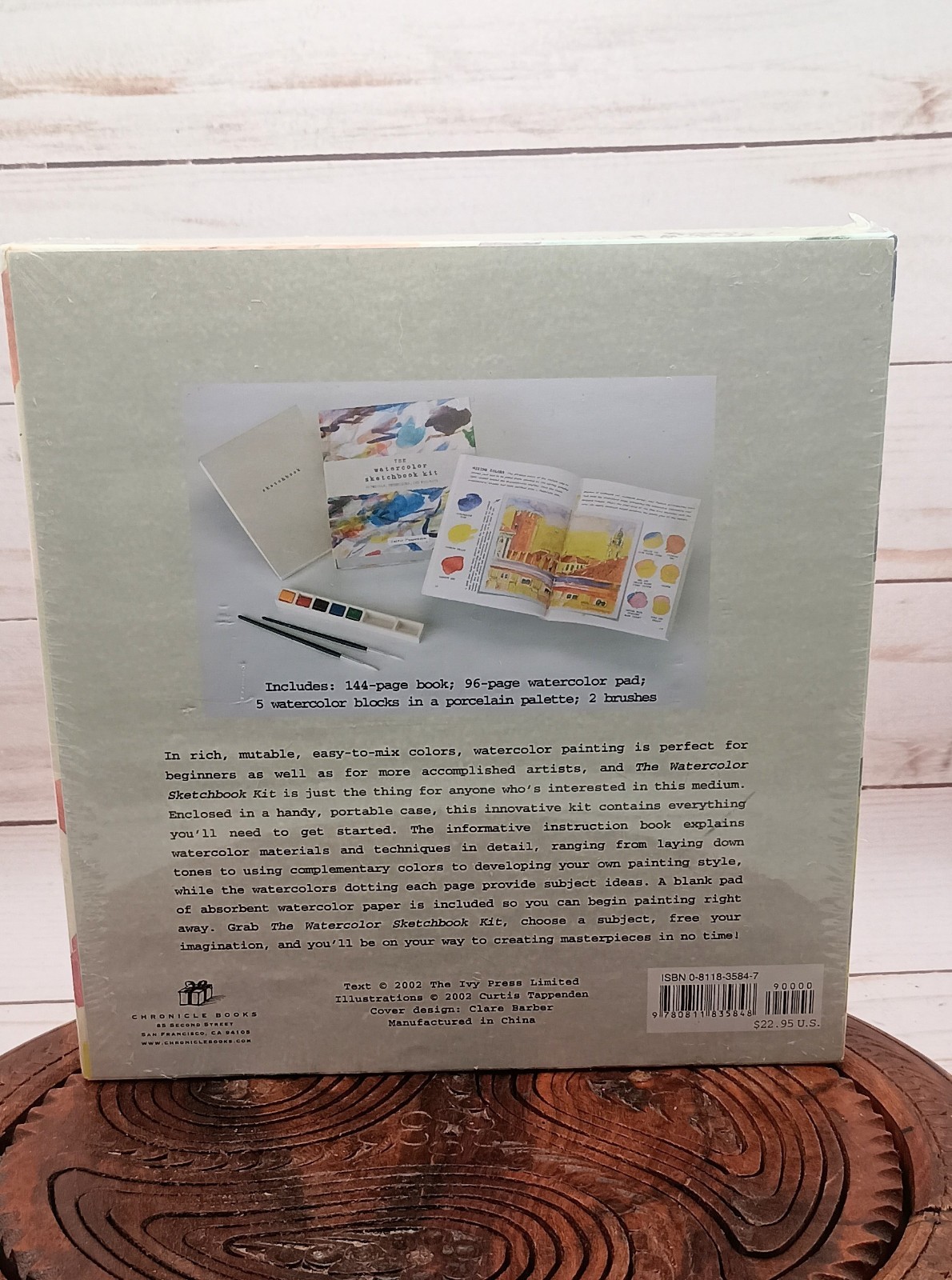 CHRONICLE BOOKS Watercolor Sketchbook Kit by Curtis Tappenden 2002