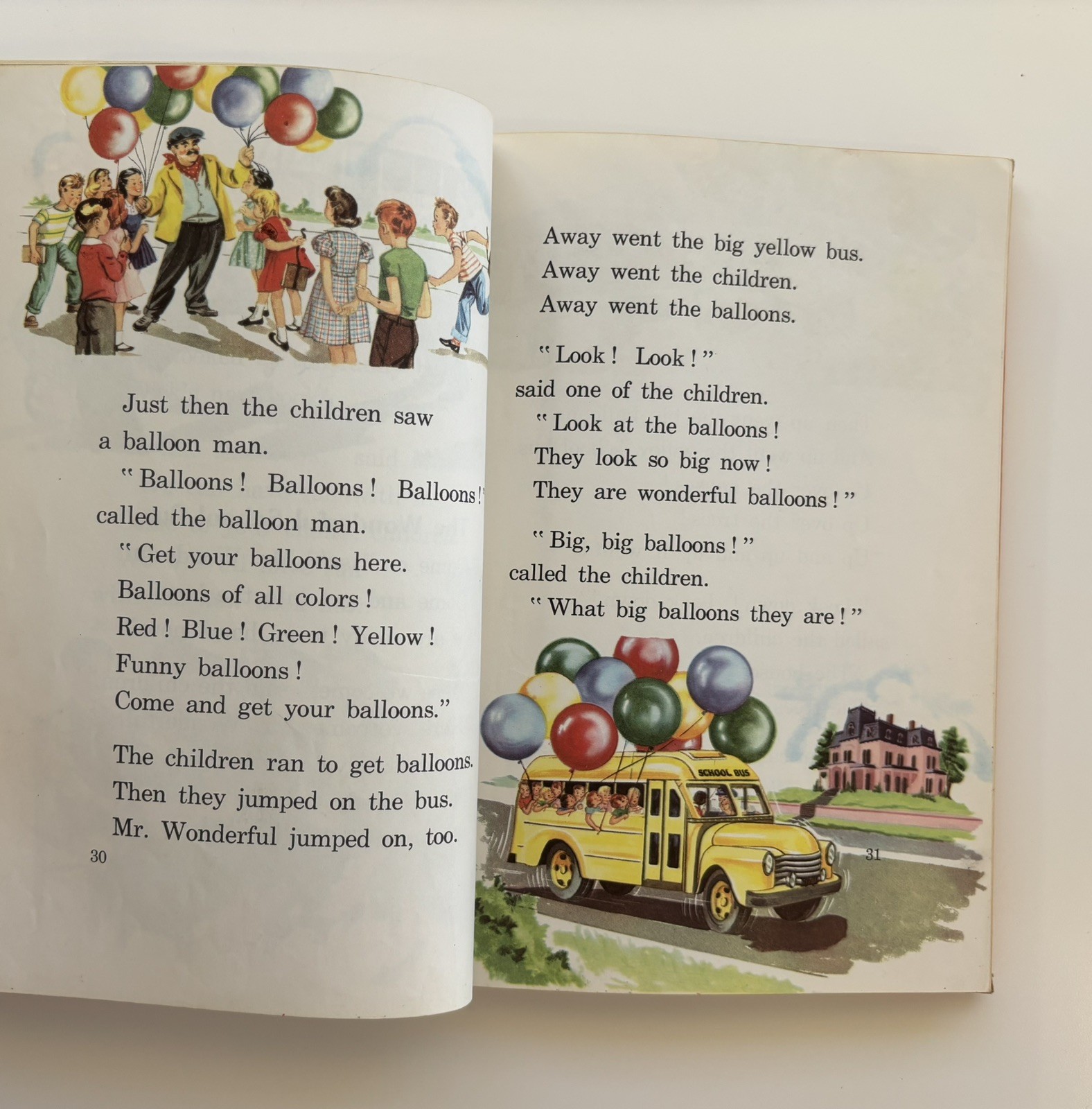Vintage 1964 Ginn Basic Readers, school reading books, revised editions