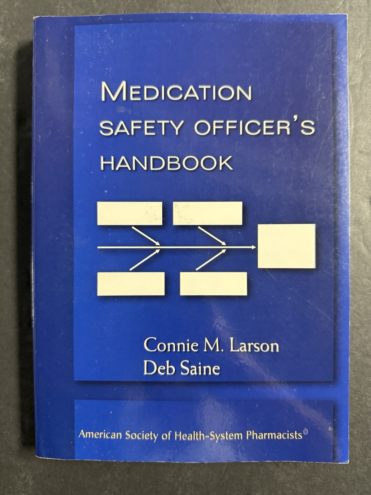 MEDICATION SAFETY OFFICER’S HANDBOOK by Connie M Larson, Deb Saine (2013, SC) LN