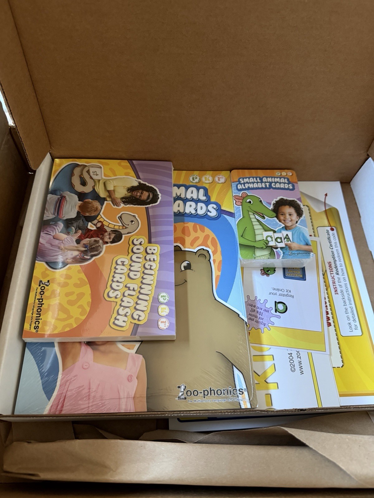 Zoo-phonics Kindergarten Kit Complete Homeschool Classroom Many Items Open Box