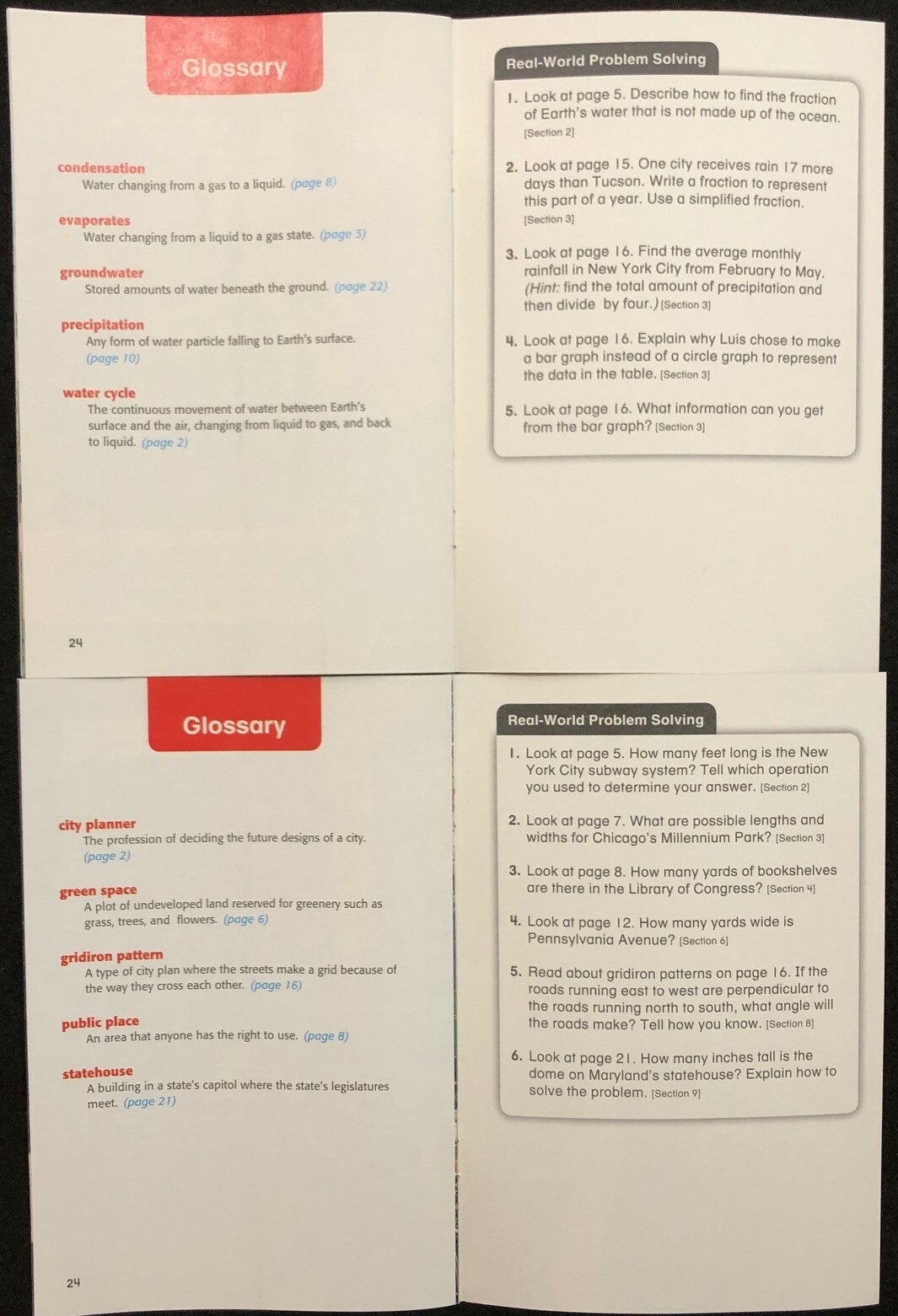 5th -REAL-WORLD PROBLEM SOLVING (Math/Science & Math/Social Studies) BELOW grade