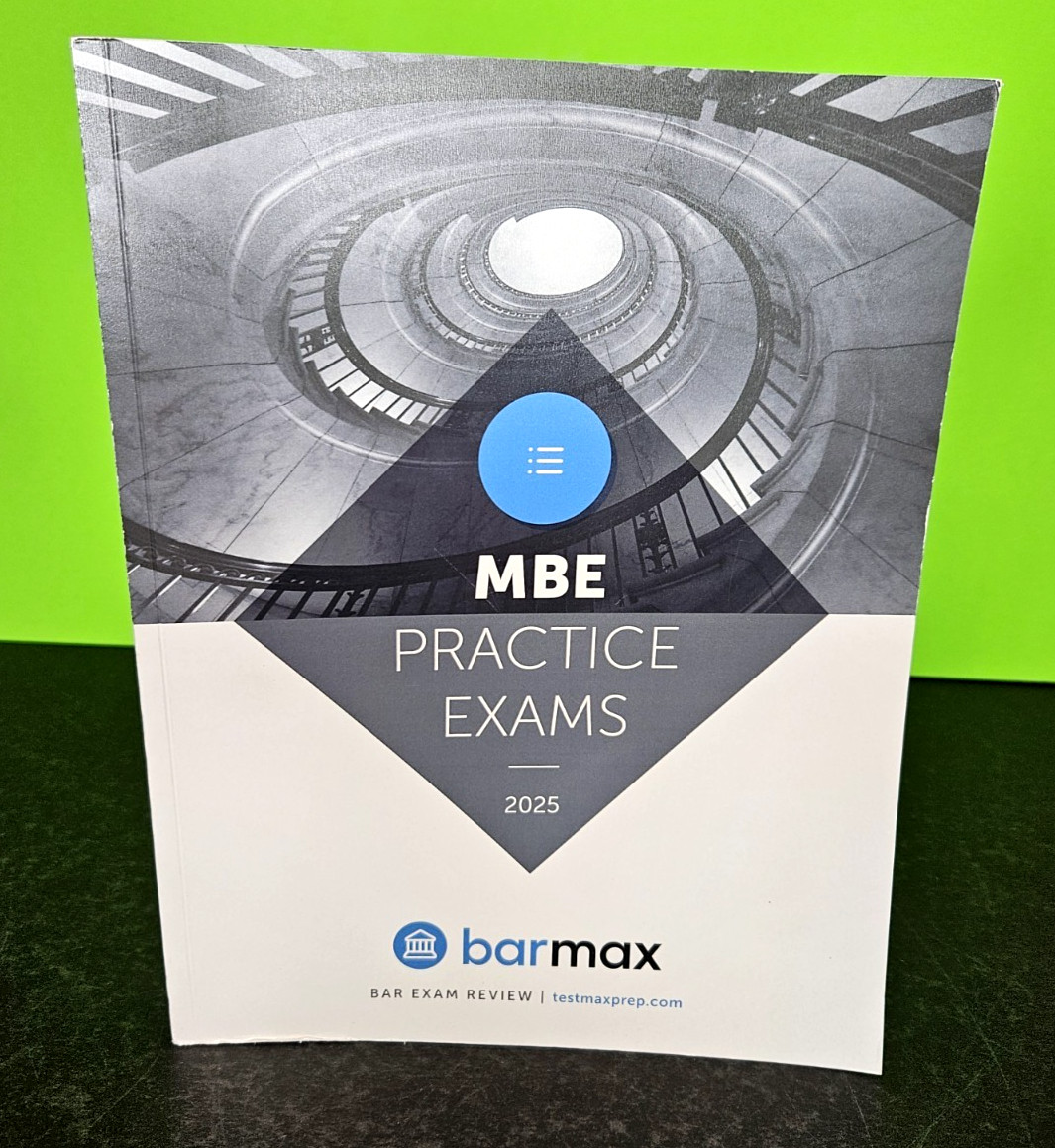 BarMax MBE Practice Exams 2025 OPE 1-4, Bar Exam Review, testmaxprep Paperback