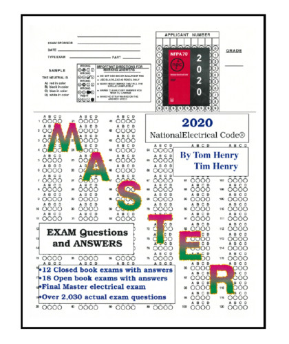 2020 Master Electrician Exam Question and Answer book by Tom Henry