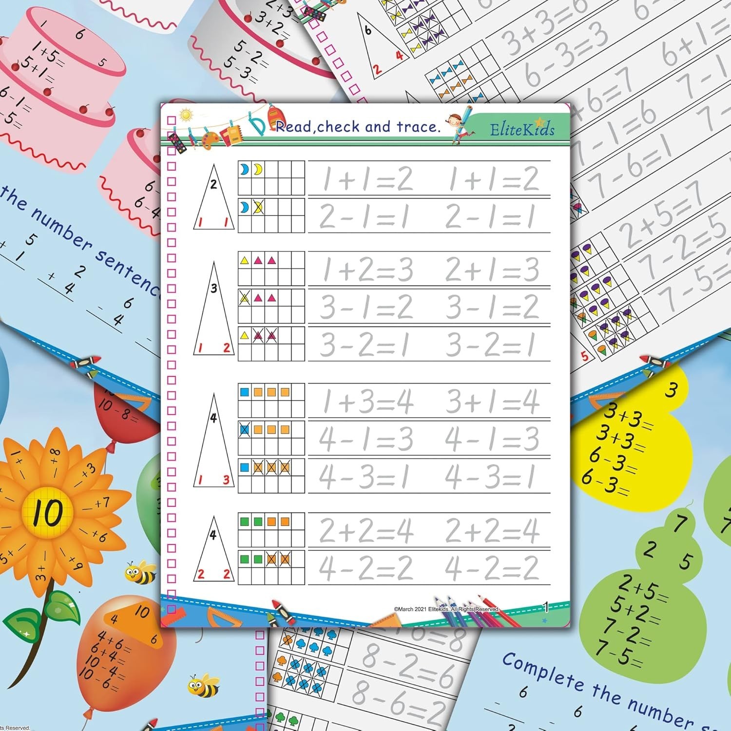 Magic Practice Copybook Set: 6 Reusable Workbooks with Disappearing Ink Pens …