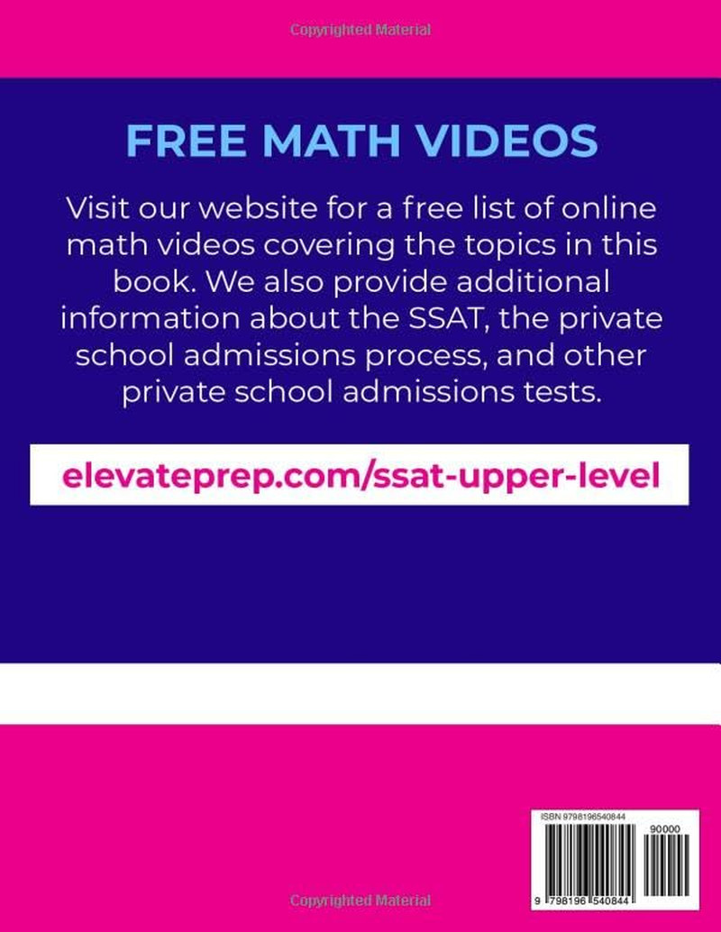 SSAT Upper Level 2500+ Practice Questions: Covers Every Topic and Question Type