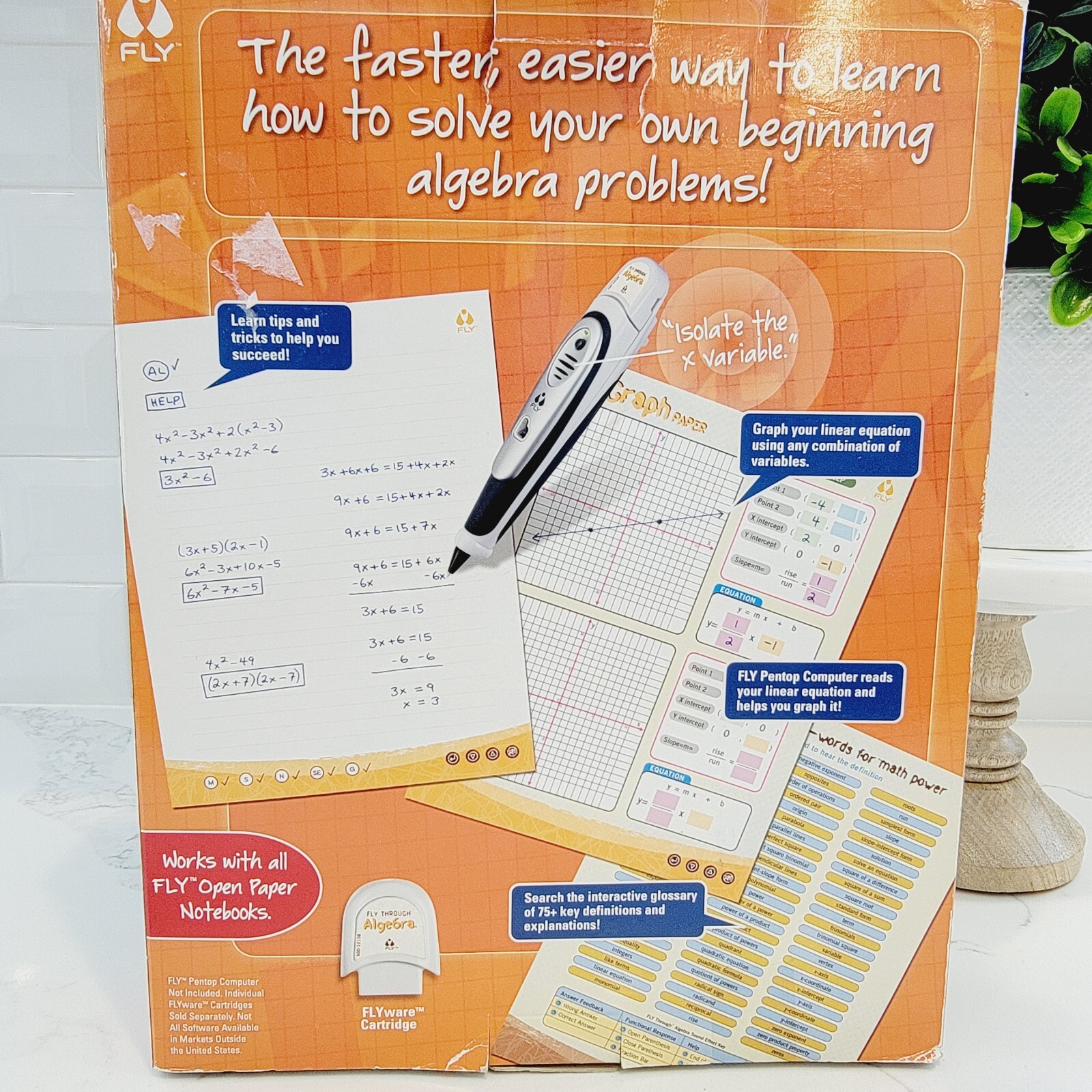 NEW FLY Through Algebra Homework System Grades 6-9 Mathematics.