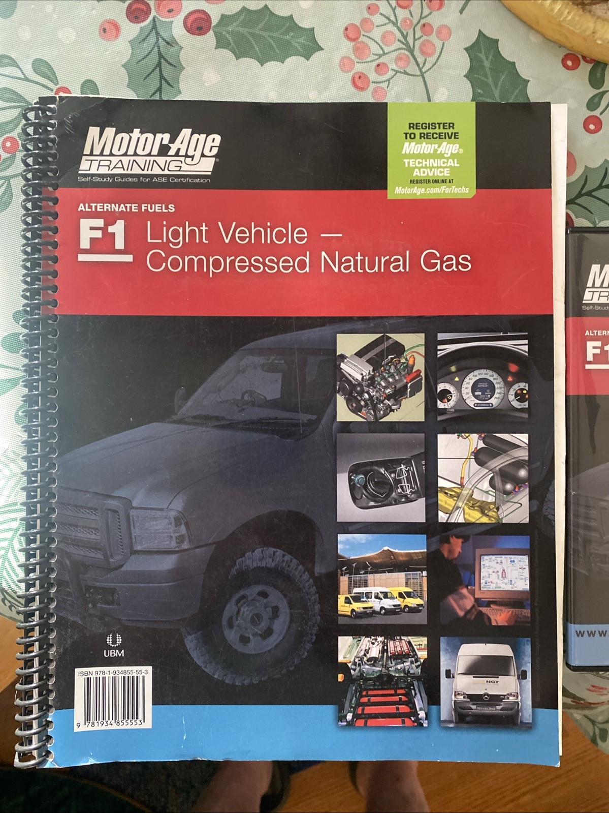 MotorAge F1 ASE LightVehicle Compressed Natural Gas Test Prep Study Guide W/ DVD