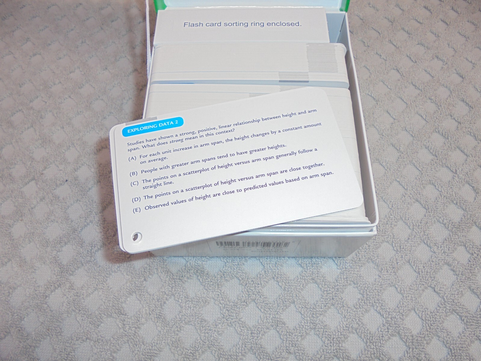 Barron’s AP Statistics Flash Cards (Set of 500), 3rd Edition College