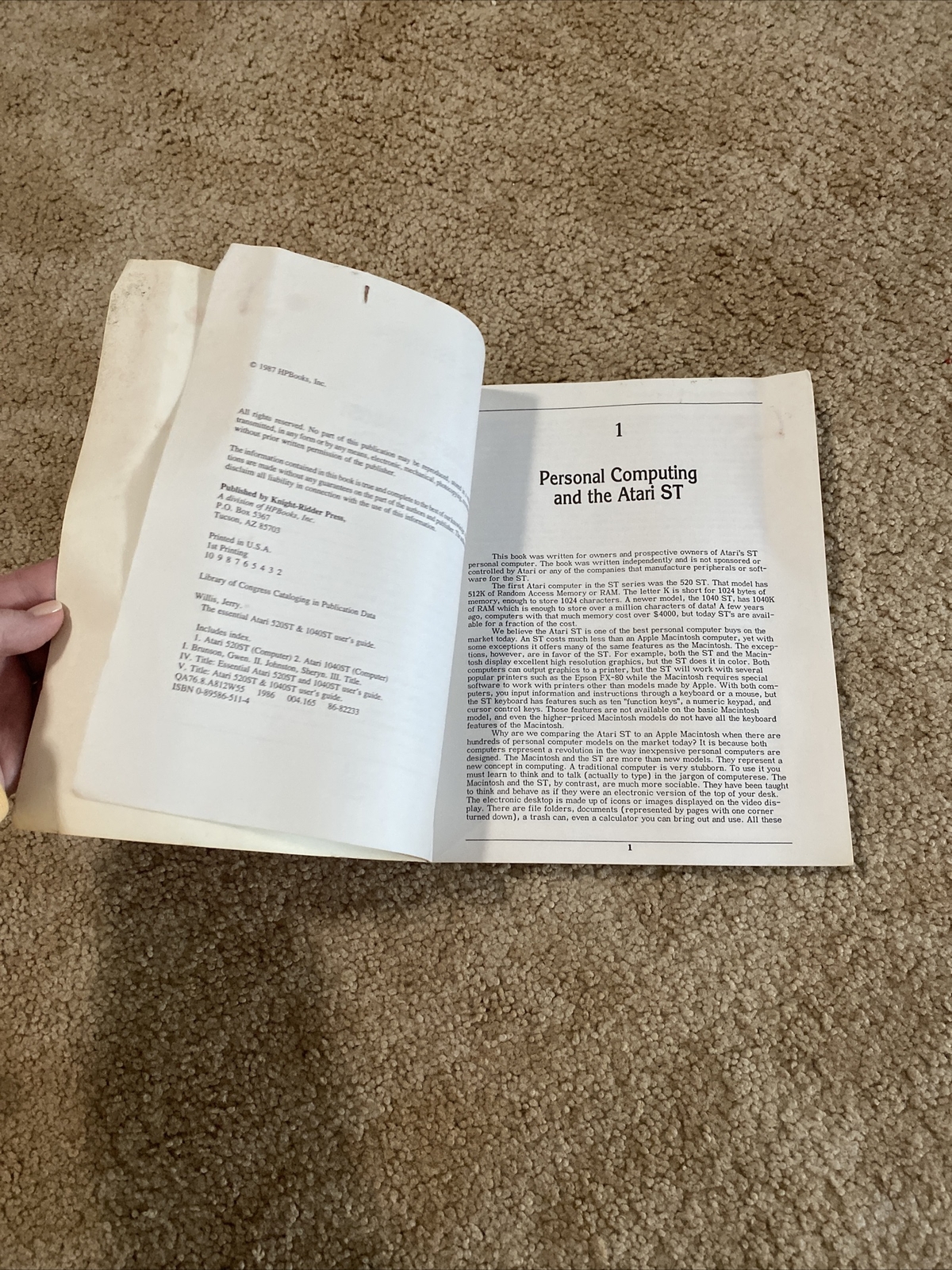 The Essential Atari User’s Guide Jerry Willis 520ST & 1040ST Book
