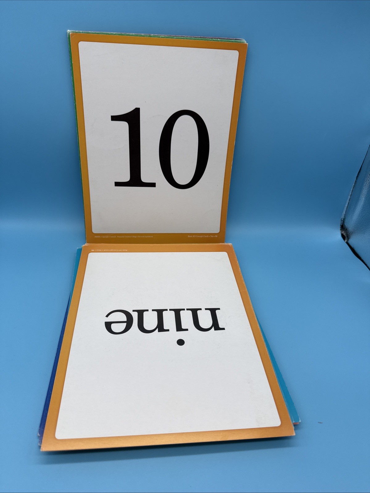 Abeka Basic K5 Concept Cards- Kindergarten Flashcards Shapes, Numbers, Symbols