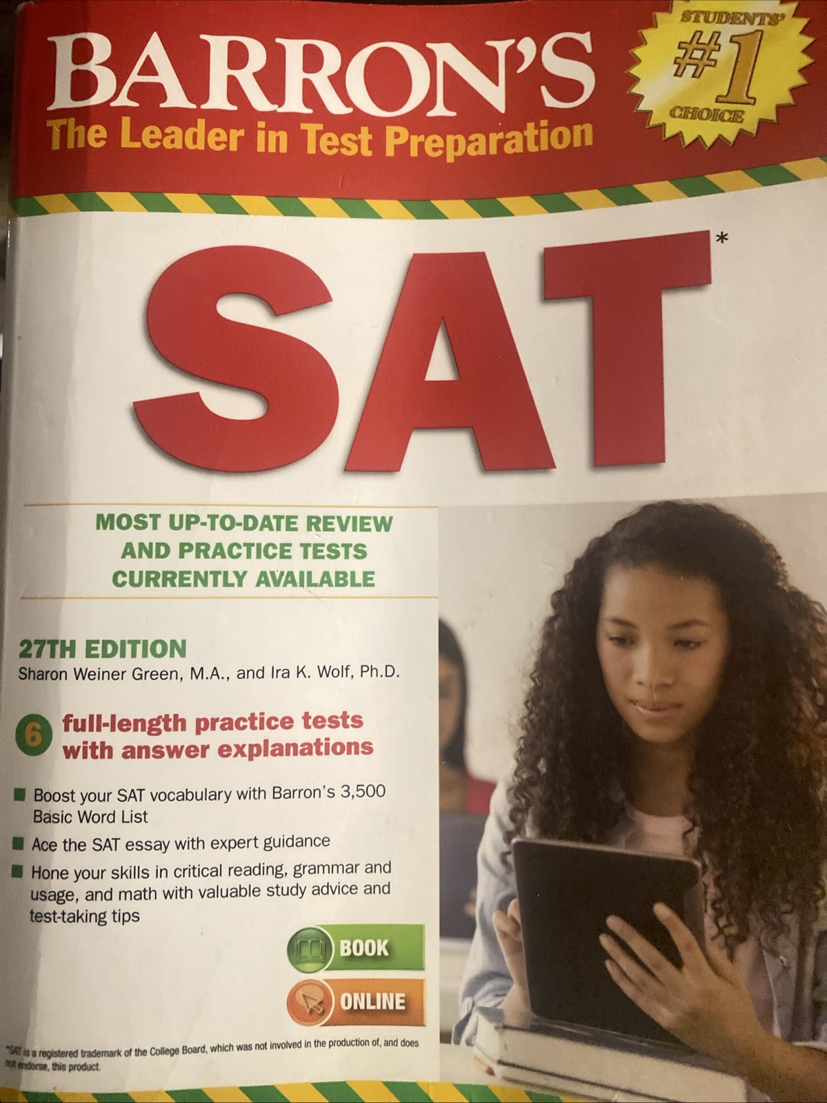 Barron’s The Leader In Test Preparation SAT 27th Edition