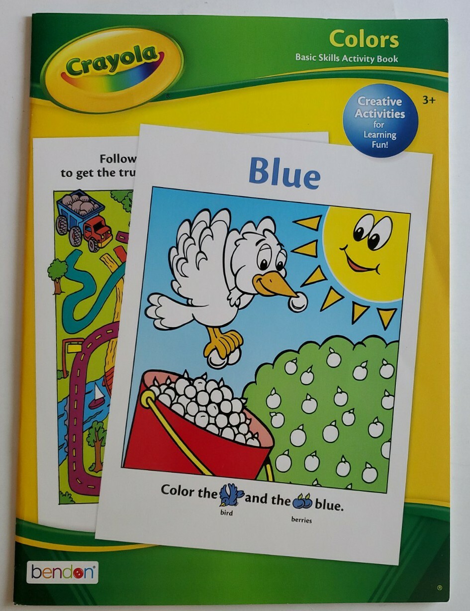 PreK Educational Workbooks Growing Smarter Crayola Stickers Alphabet Colors Lot2