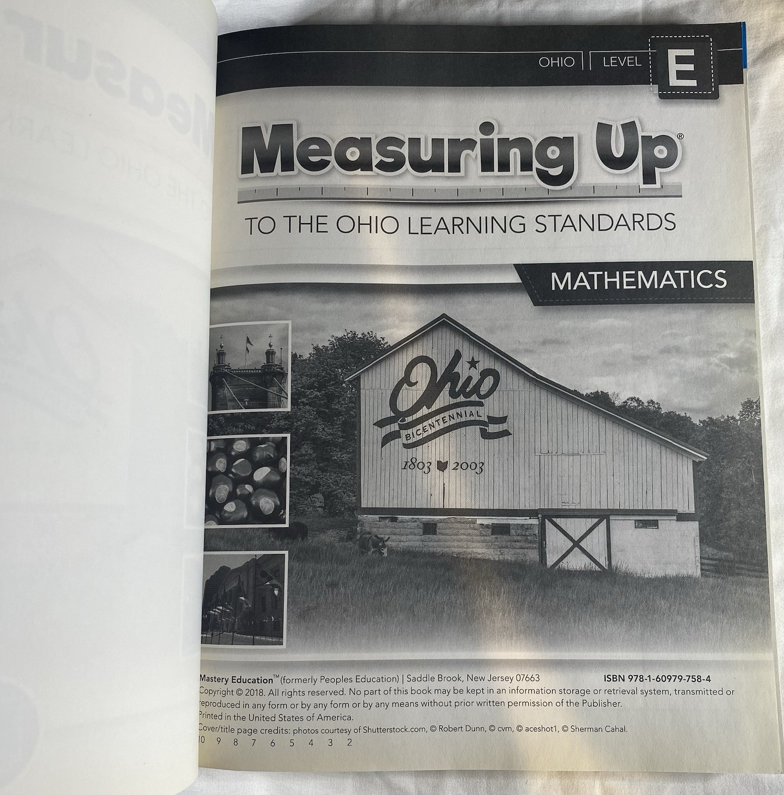 Measuring Up To Ohio Learning Level E Mathematics