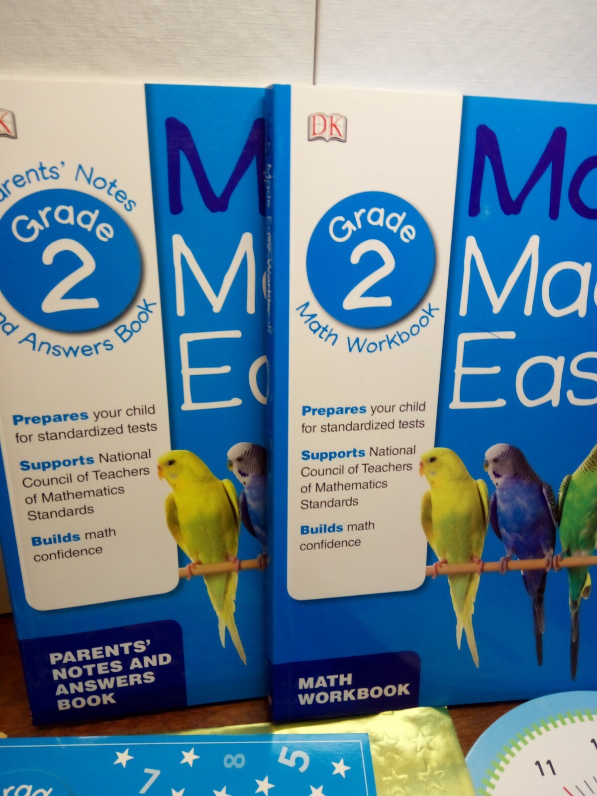Math Made Easy , Volume 2 , DK Publishing Book Has Books And Some Cards