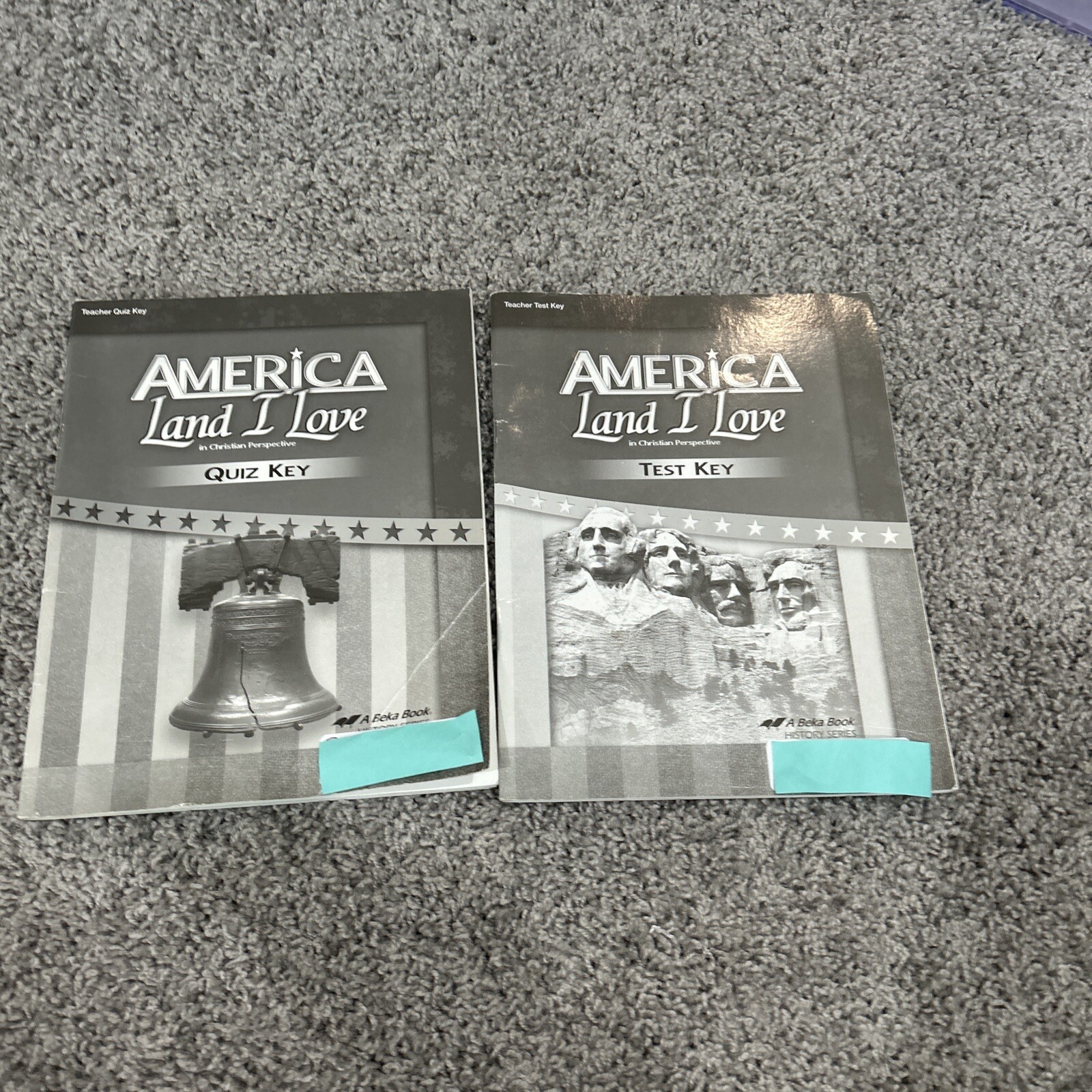 Abeka America Land I Love Quizzes & Tests Key (3rd Edition) 8th Grade History