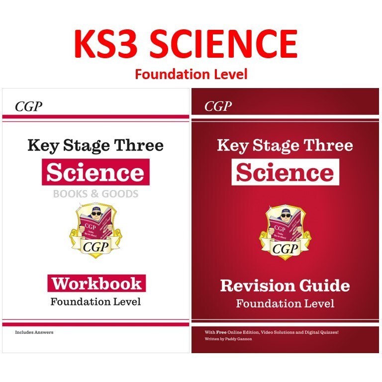 KS3 Years 7-9 Science Study Guide & Workbook with Answer Foundation CGP