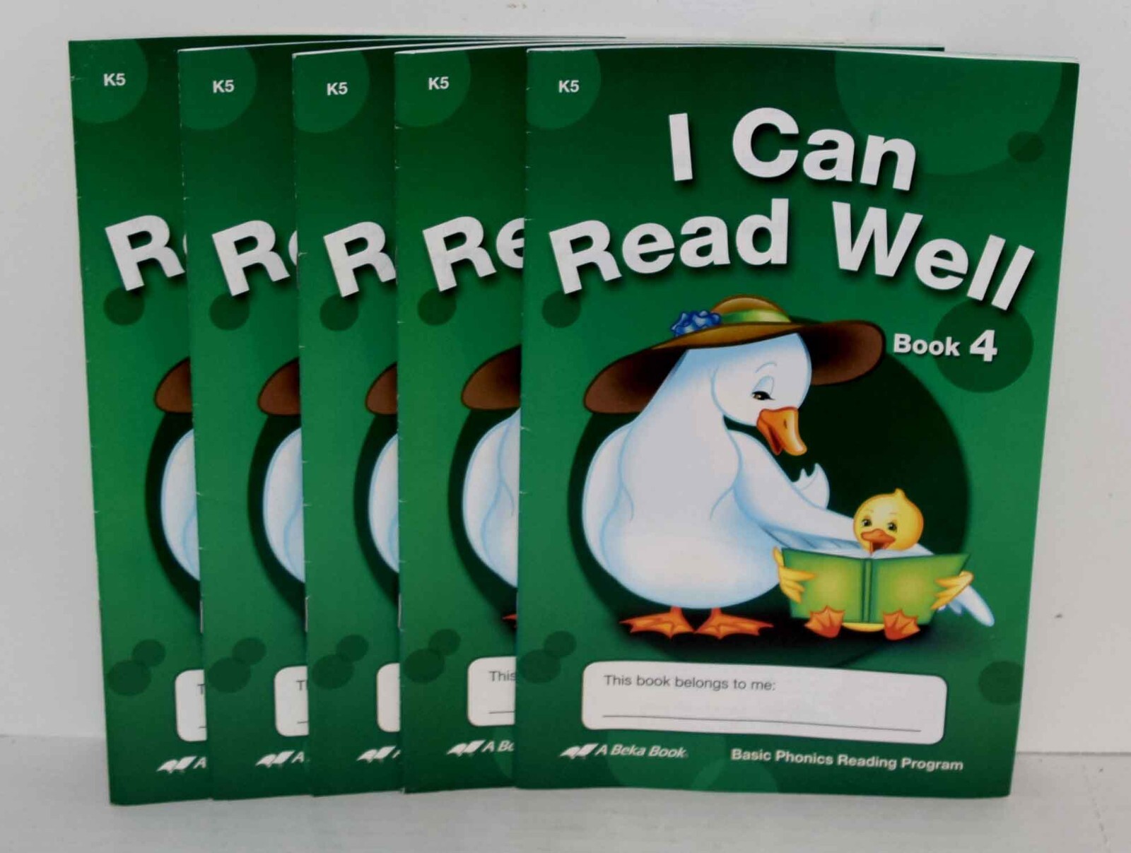 Lot of 5 Booklets- A Beka Basics phonics reading program book 4 / FREE SHIPPING