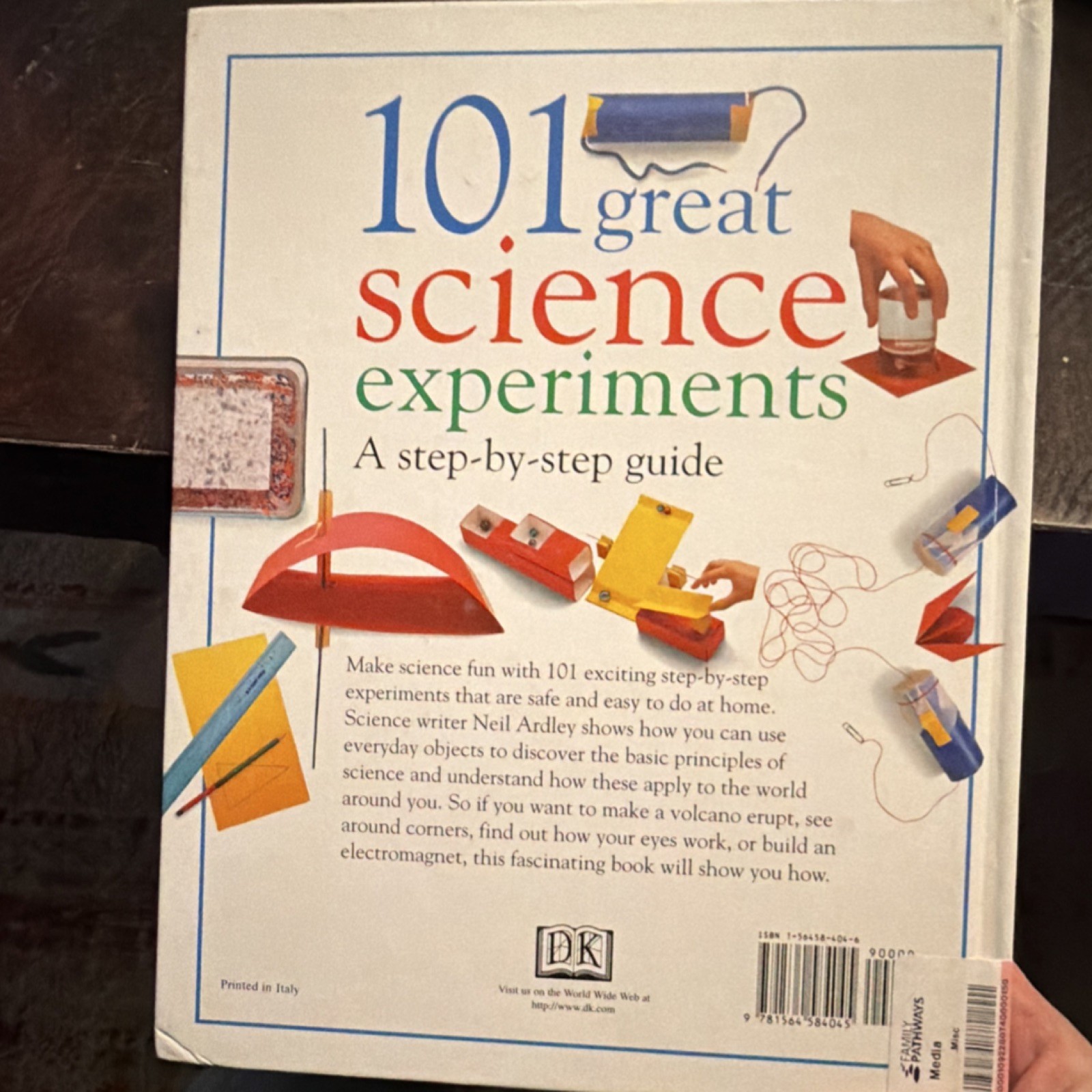 DK Publishing 101 Great Science Experiments Step-by-Step Guide Neil Ardley Book