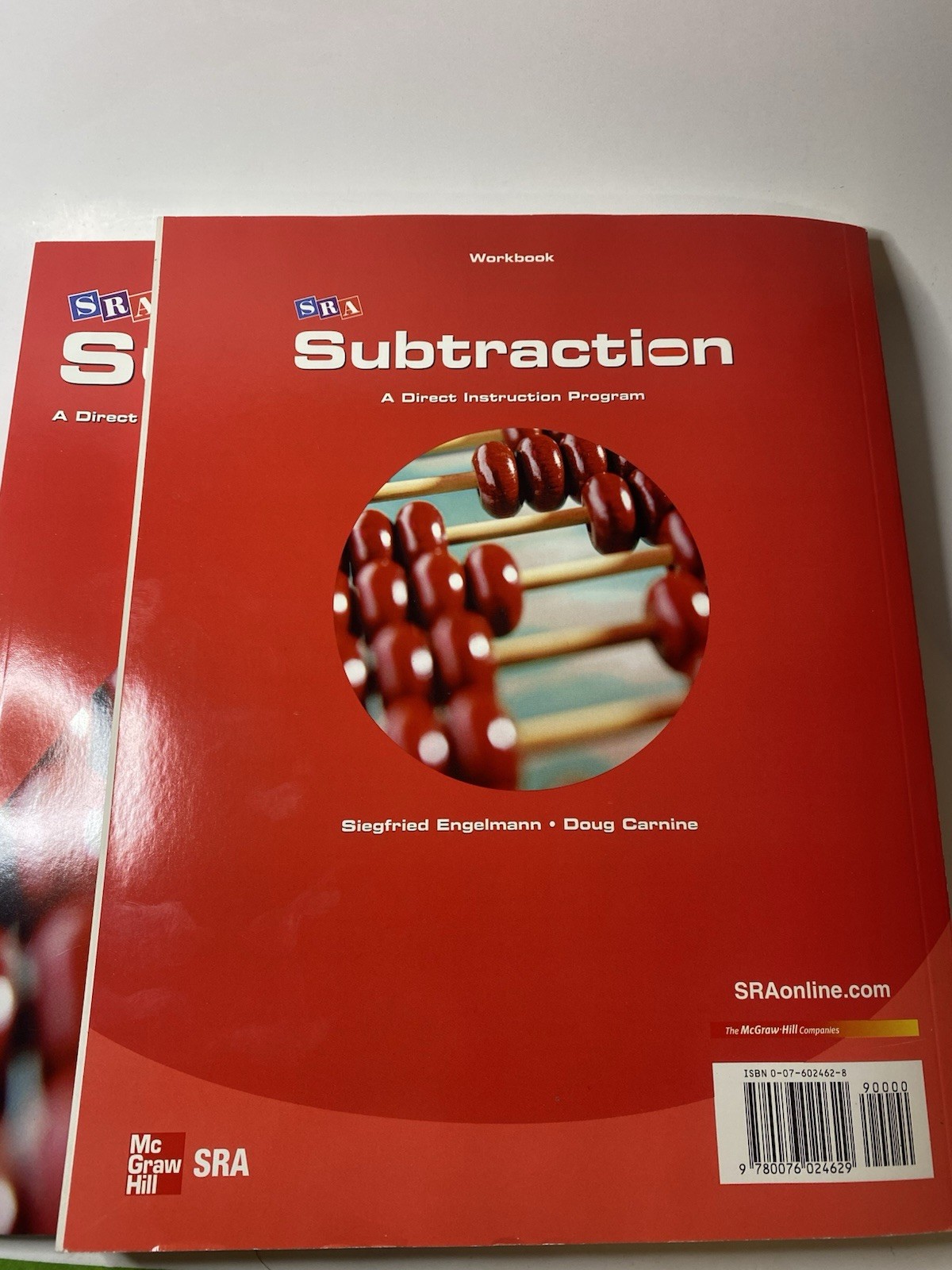 SRA Corrective Math – Subtraction Teachers Presentation Book W/ 2 New Workbooks