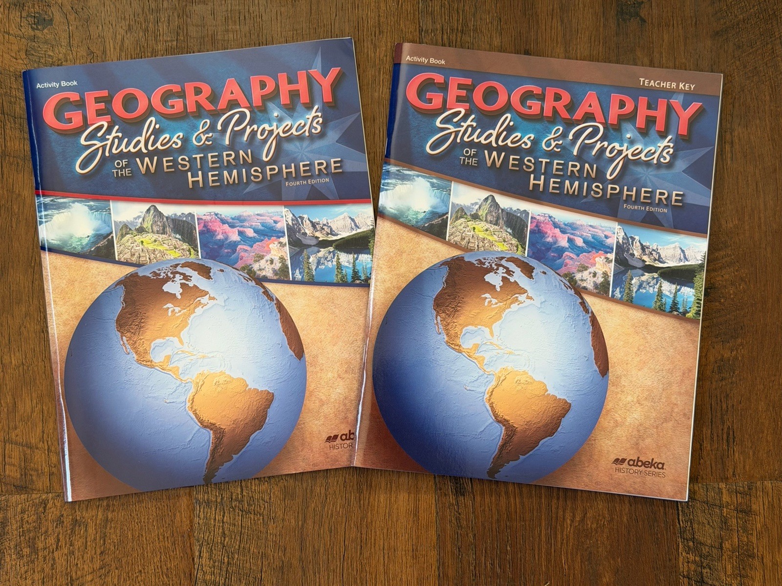 Abeka Geography Studies and Projects of the Western Hemisphere Workbook And Key