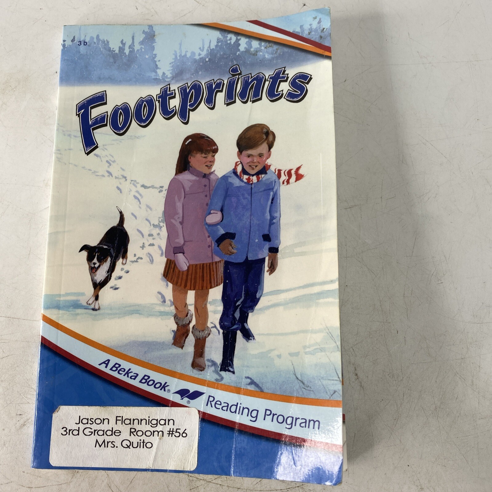 Abeka Footprints 3b Third Grade 2006 Homeschool Reading Program