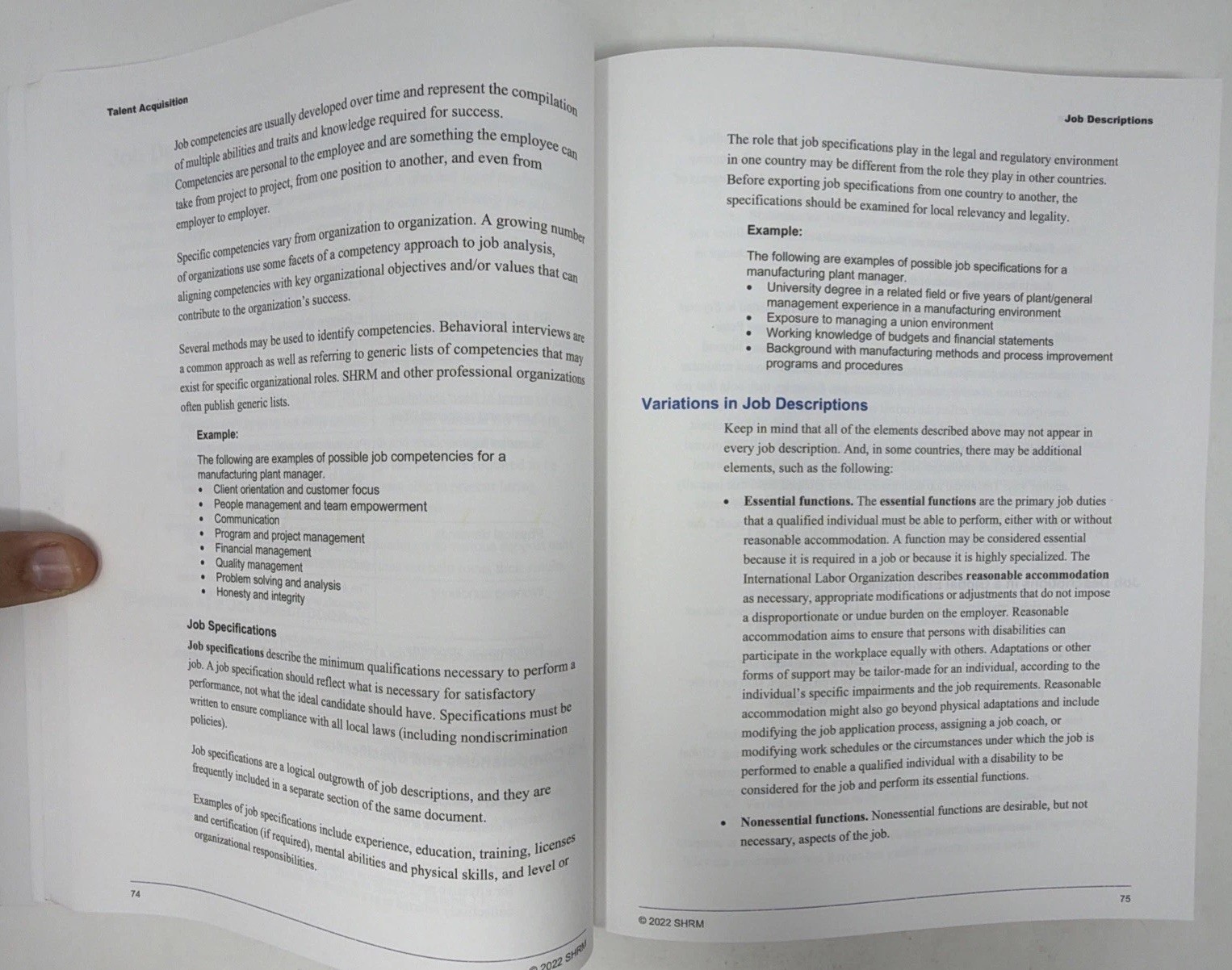 2022 SHRM Learning System Workplace & People – 2 Books SHRM-CP/SCP UNUSED