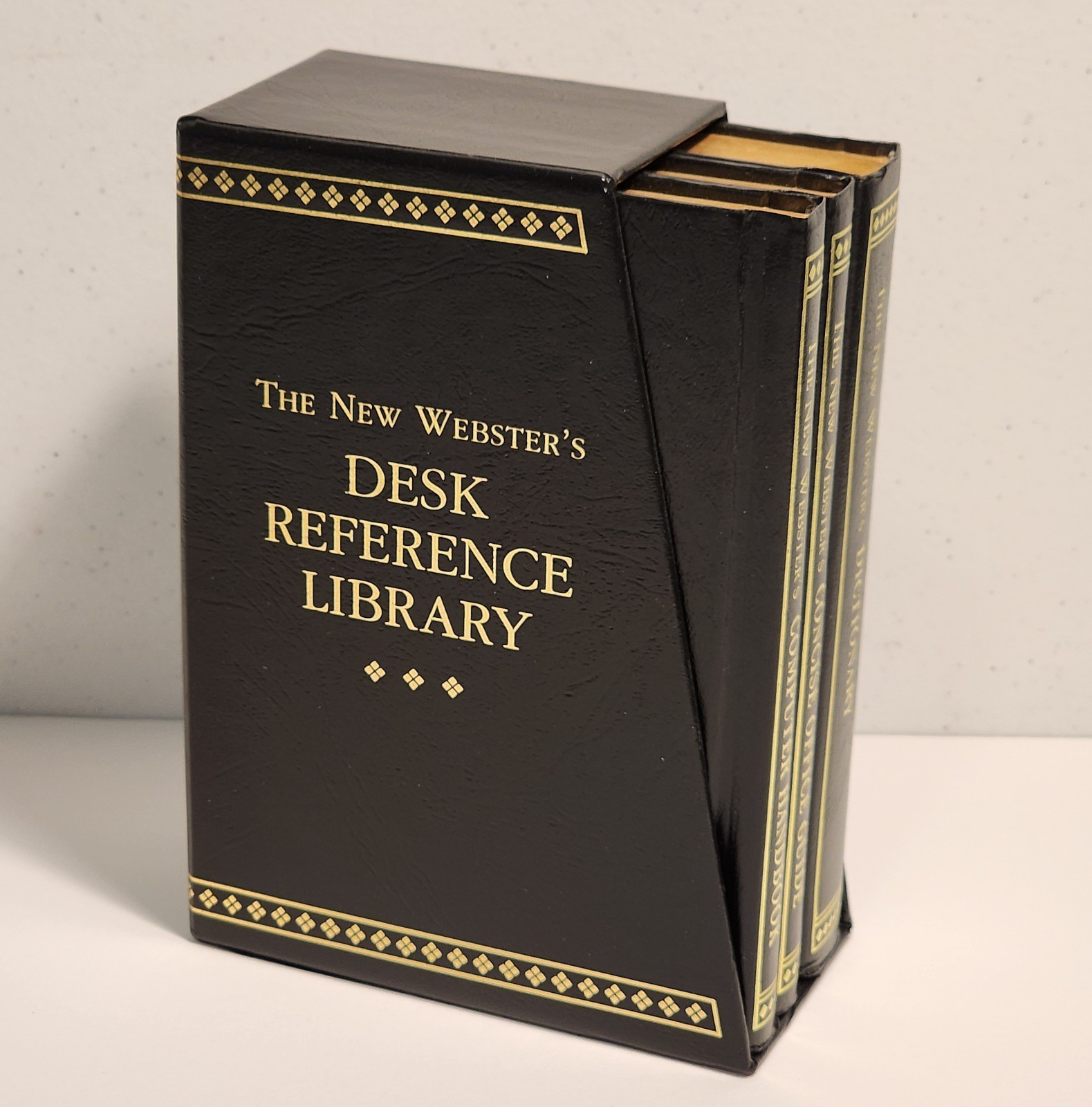 The New Webster’s Desk Reference Library 3 Volume Boxed Set – Dictionary 1993