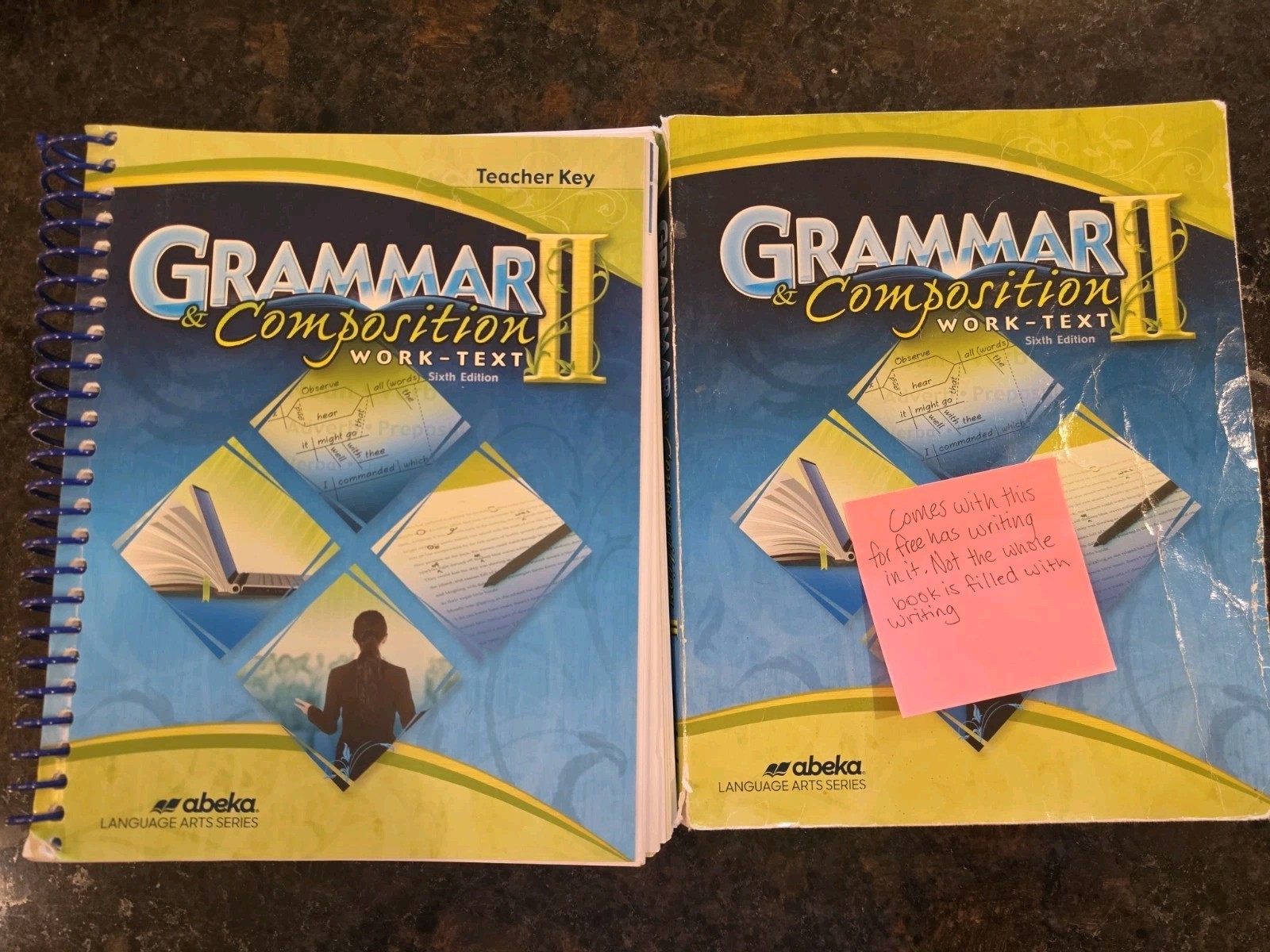 Abeka Grammar & Composition II Work text
