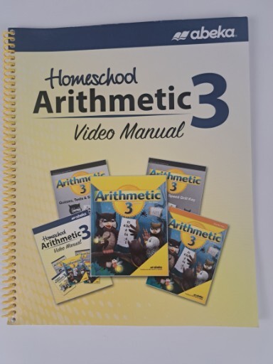 Abeka 3rd Grade Homeschool Video Manual for Arithmetic MATH New!