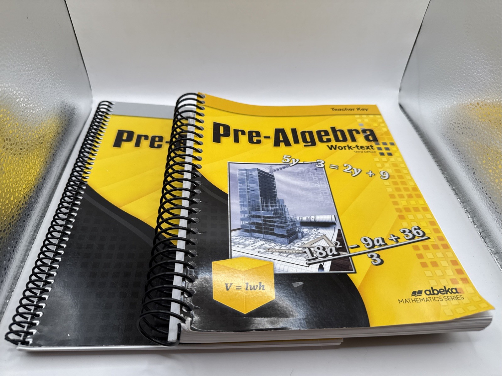 Abeka Pre-Algebra Third Edition Teacher Key Work Text With Solution Key