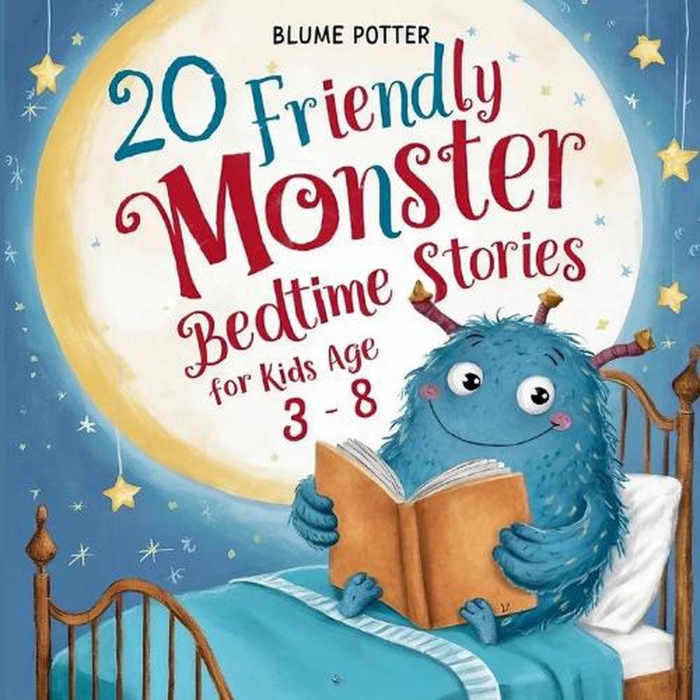 20 Friendly Monster Bedtime Stories by Blume Potter Paperback Book