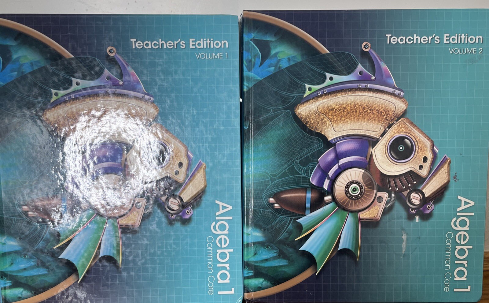 Algebra 1 Common Core Teachers Edition Vol 1 and 2 2010 Pearson