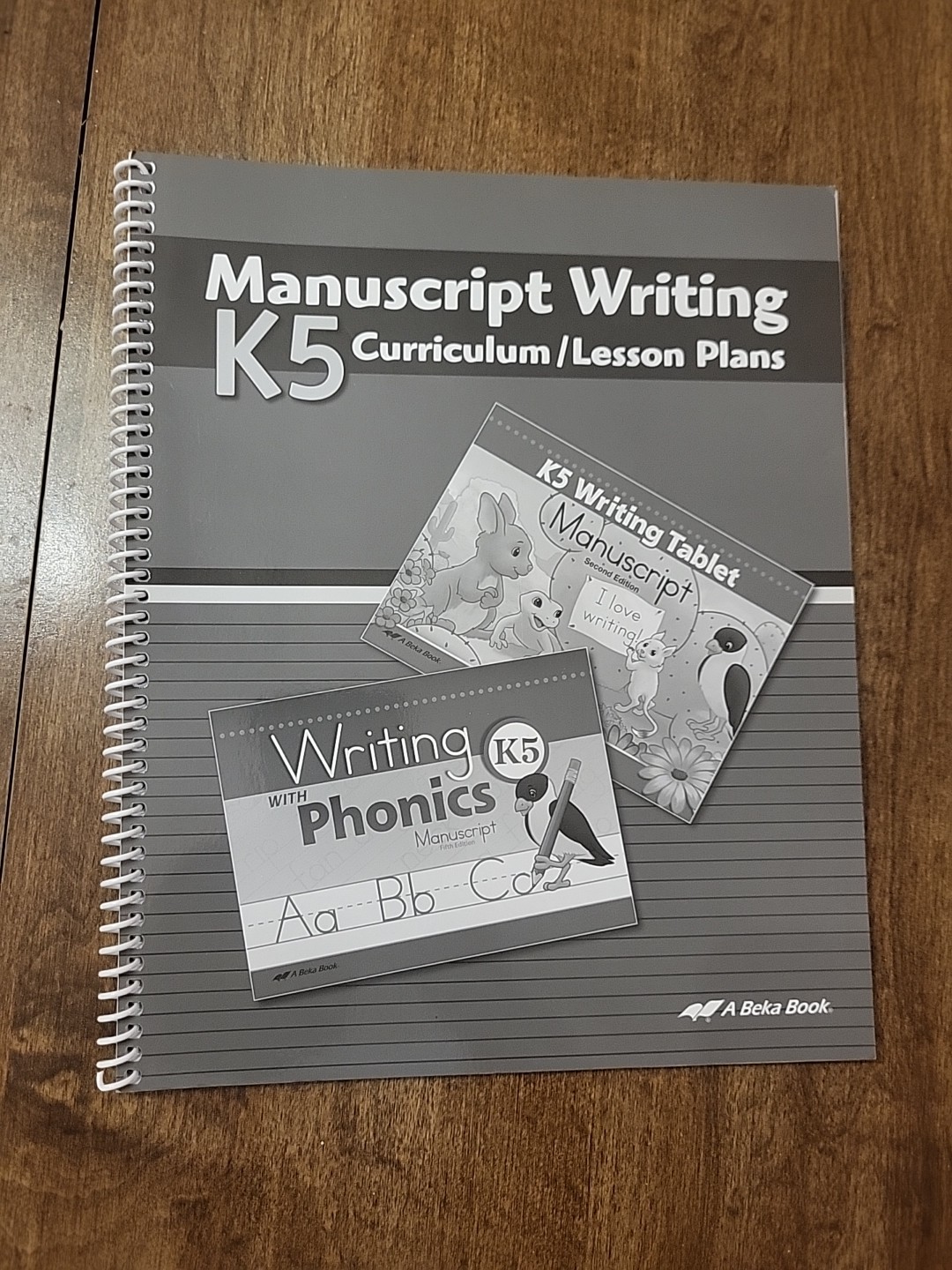 Abeka K5 Manuscript Writing Curriculum Lesson Plans Never Used