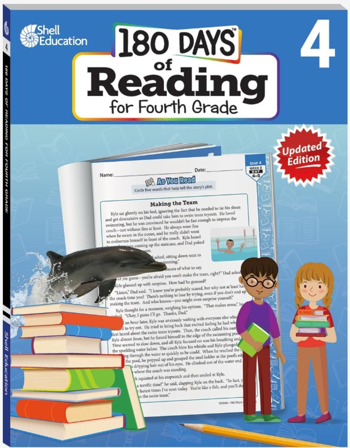 180 Days™: Reading for Fourth Grade, 2nd Edition: Practice, Assess, Diagnose (18