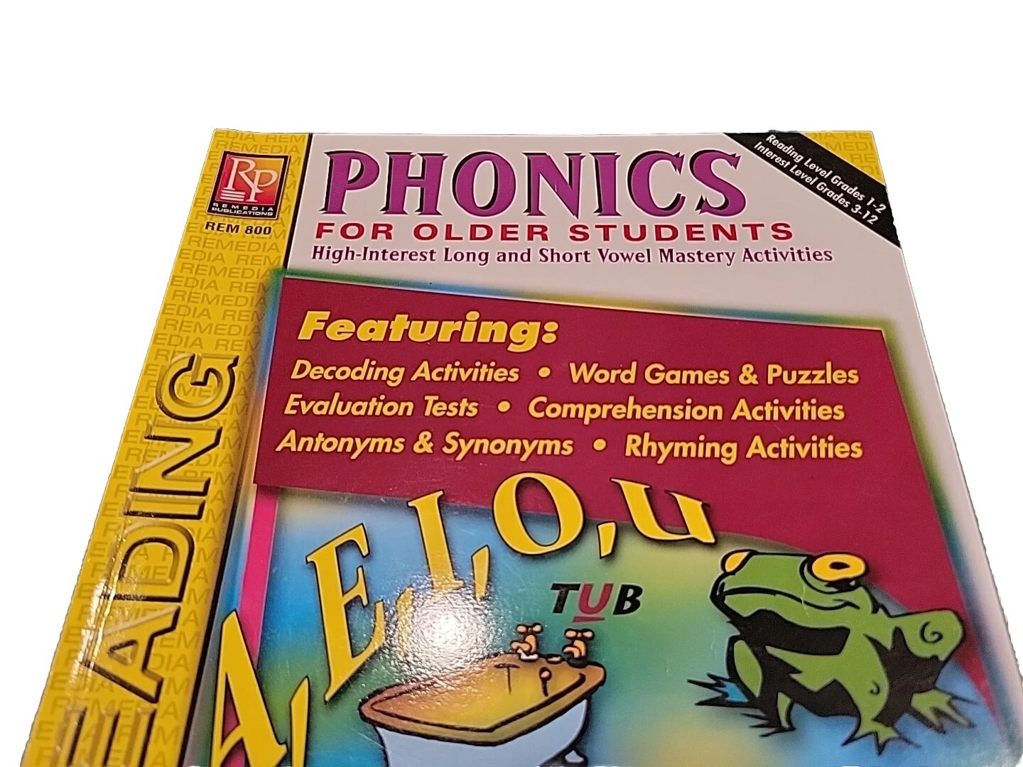 Remedia Publications Phonics For Older Students Book REM800 – Reading – Good !