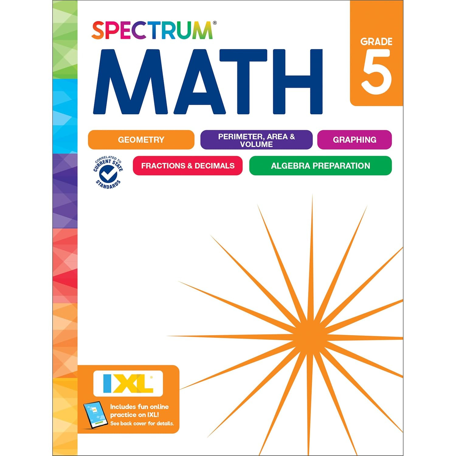 Spectrum 5Th Grade Math Workbooks, Mathematics Activity Book for Kids Ages 10-11