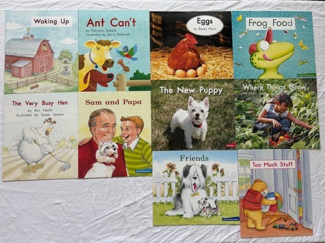 Fountas & Pinnell Lap Books Green System Big 11″x13″ Levels A-D Complete Set