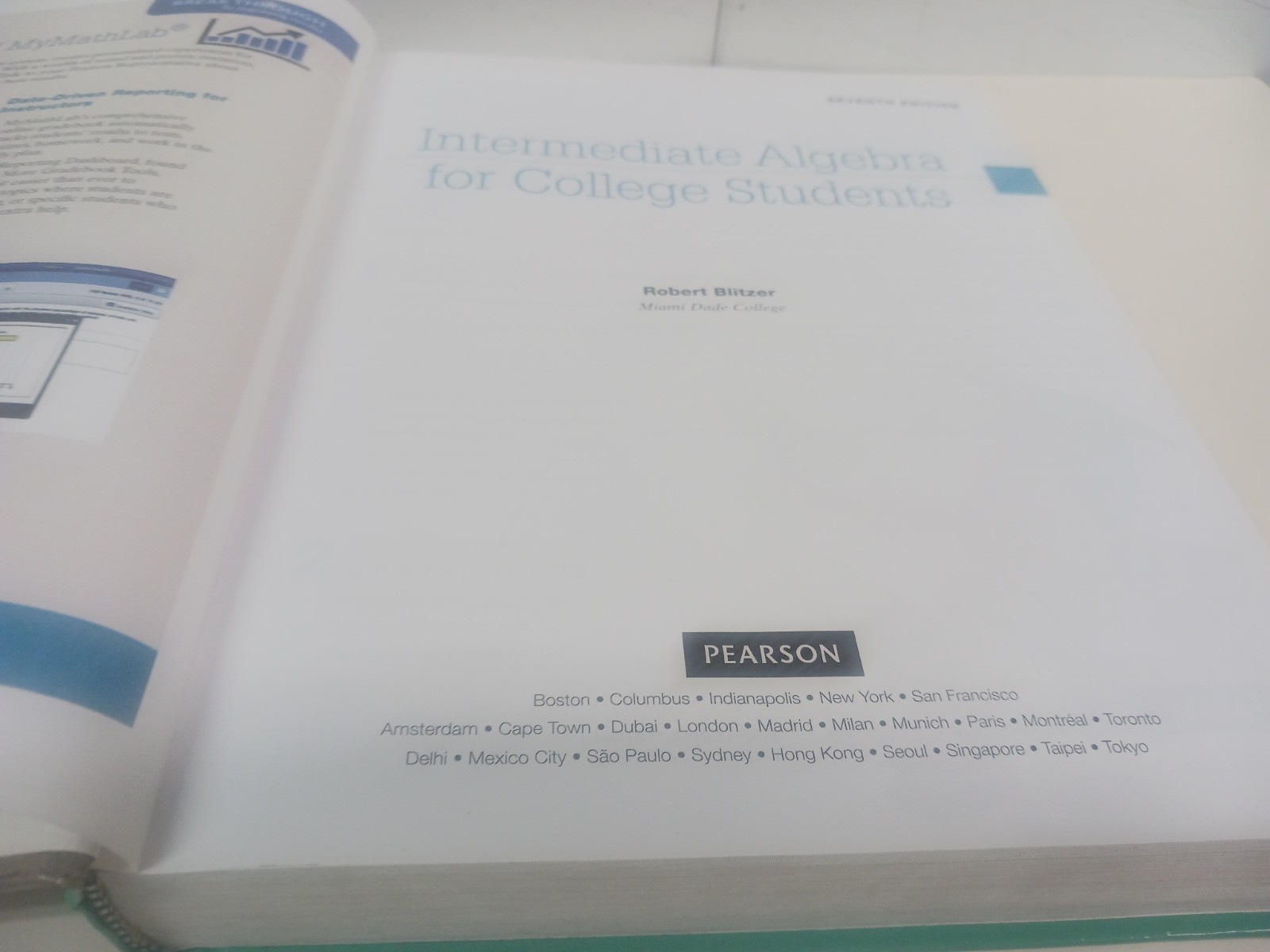 Intermediate Algebra for College Students (Robert Blitzer)