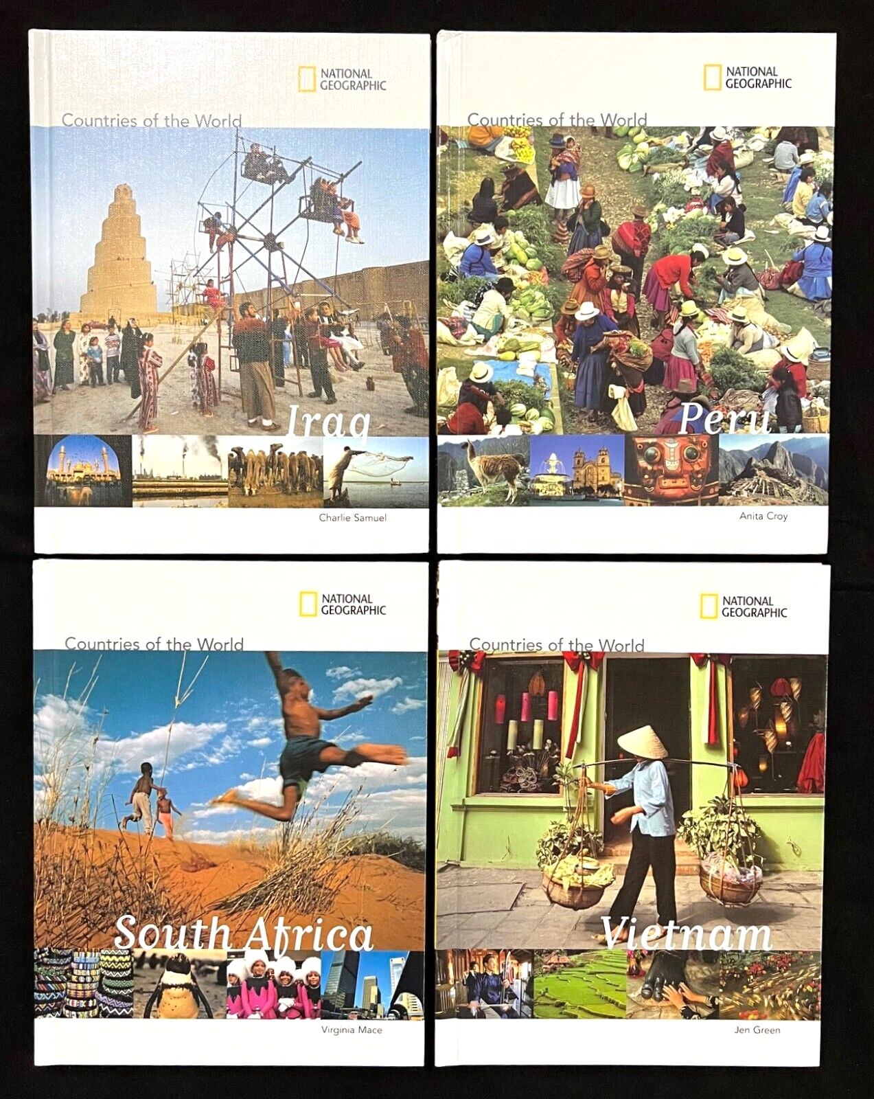 4th Grade & Up – NATIONAL GEOGRAPHIC – COUNTRIES OF THE WORLD (4 books) (2008)