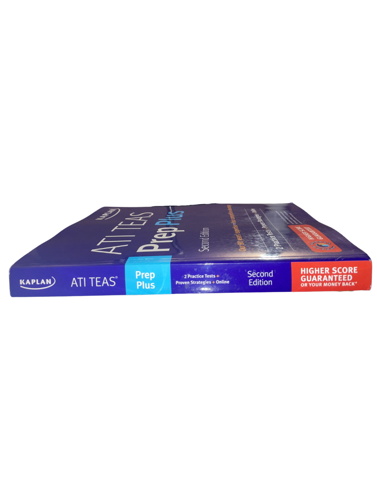 Kaplan ATI TEAS Prep Plus 2 Practice Tests + Strategies + Online Very Good