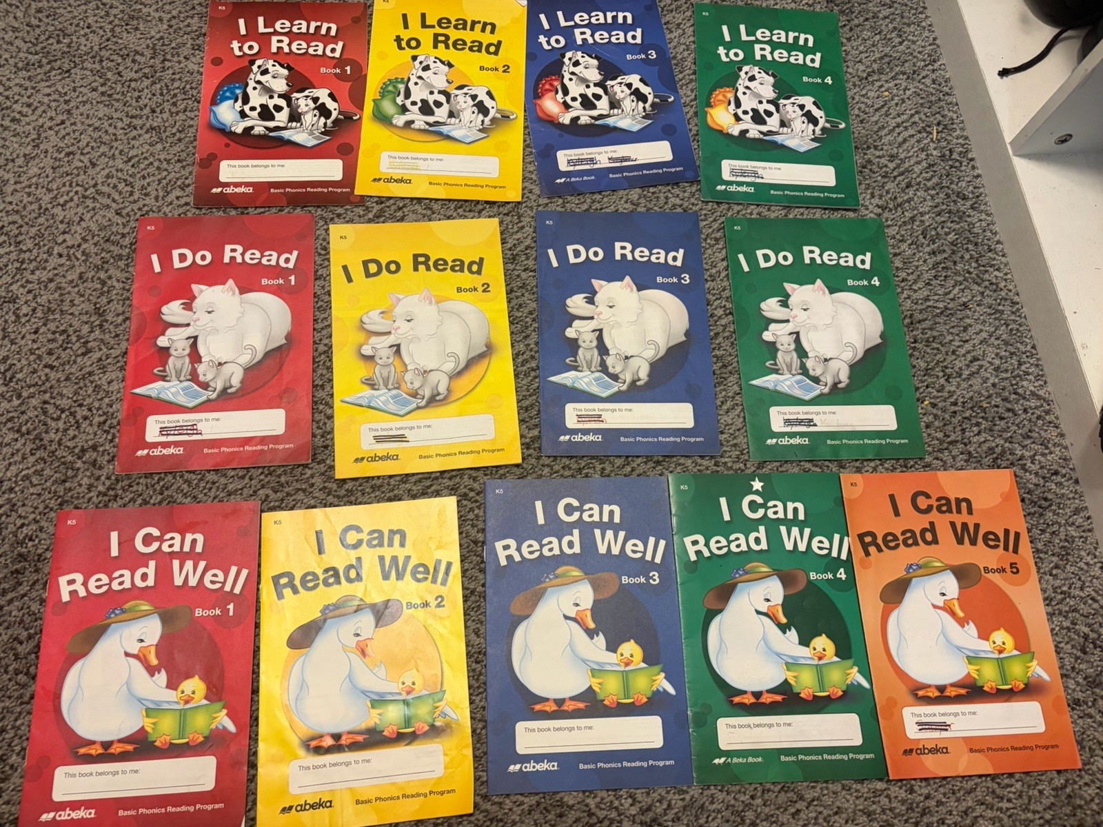 Abeka I Can Read Well, I Do read Book Sets K5 Basic Phonics Reading Program