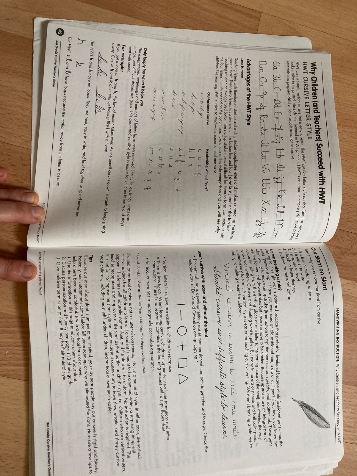 3rd Grade Cursive Teacher’s Guide by Jan Z. Olsen and Emily Knapton (2008, Trade