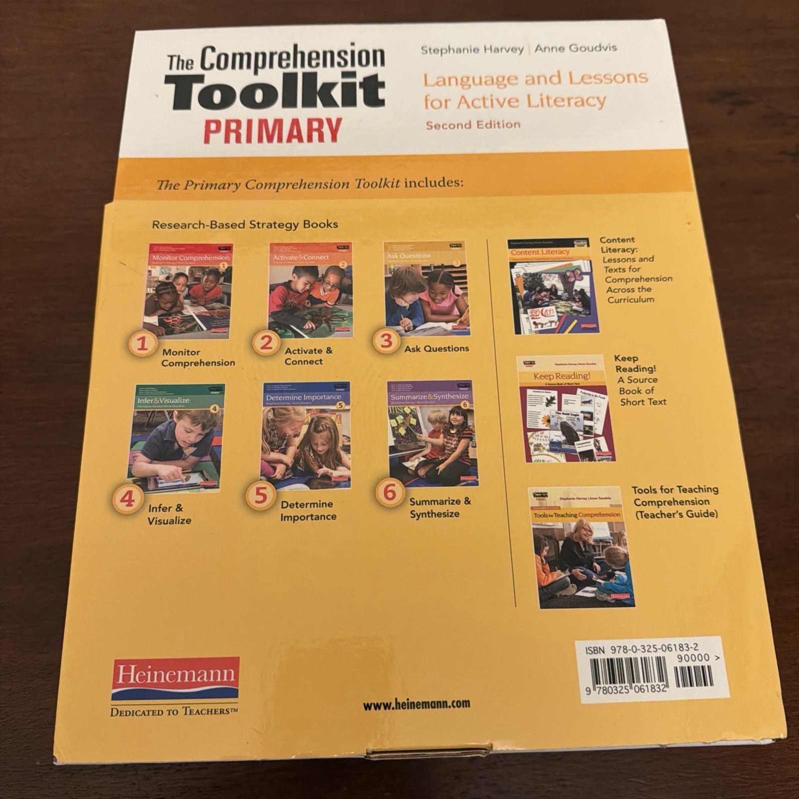 The Comprehension Toolkit: Primary. Grades K-2 Complete No Writing VG