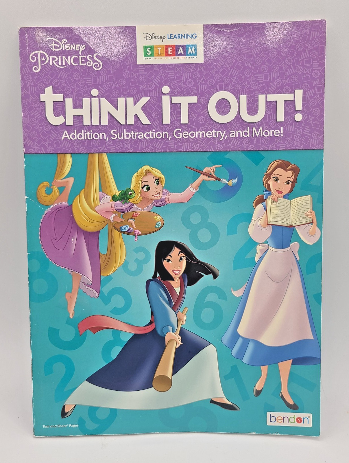 Disney Learning STEAM Princess Think It Out Addition Subtraction Geometry 2020