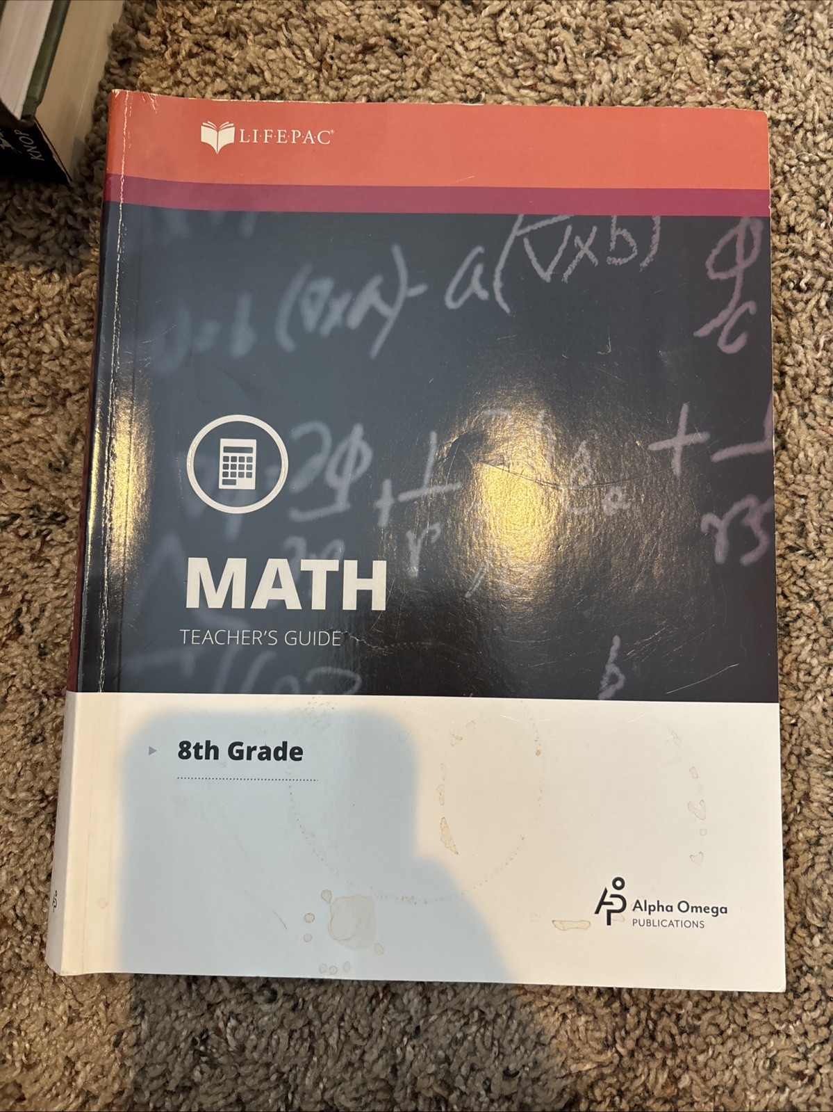 Alpha Omega 8th Grade Math Teacher Guide LifePac Curriculum